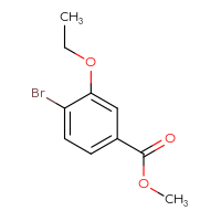 Chemical structure of methyl 4-bromo-3-ethoxybenzoate - CSSB00010270037