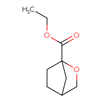 Chemical structure of ethyl 2-oxabicyclo[2.2.1]heptane-1-carboxylate - CSSB01377023595