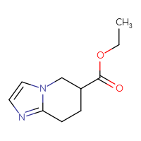 Chemical structure of ethyl 5H,6H,7H,8H-imidazo[1,2-a]pyridine-6-carboxylate - CSSB00009875107
