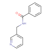 Chemical structure of N-[(pyridin-3-yl)methyl]benzamide - CSSB00020519335