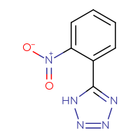 Chemical structure of 5-(2-nitrophenyl)-1H-1,2,3,4-tetrazole - CSSB00011558167