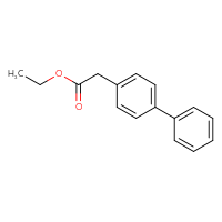 Chemical structure of ethyl 2-{[1,1'-biphenyl]-4-yl}acetate - CSSB00000590234