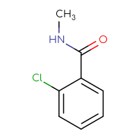 Chemical structure of 2-chloro-N-methylbenzamide - CSSB00000159797