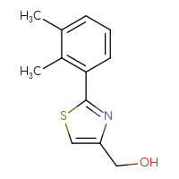 Chemical structure of [2-(2,3-dimethylphenyl)-1,3-thiazol-4-yl]methanol - CSSB00016764170