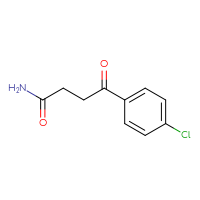 Chemical structure of 4-(4-chlorophenyl)-4-oxobutanamide - CSSB00000003341