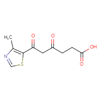 Chemical structure of 6-(4-methyl-1,3-thiazol-5-yl)-4,6-dioxohexanoic acid - CSSB21432497788
