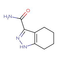 Chemical structure of 4,5,6,7-tetrahydro-1H-indazole-3-carboxamide - CSSB00000046454