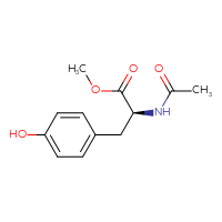 Chemical structure of methyl (2S)-2-acetamido-3-(4-hydroxyphenyl)propanoate - CSSB00010871023