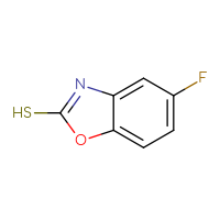 Chemical structure of 5-fluoro-1,3-benzoxazole-2-thiol - CSSB00011659306