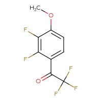 Chemical structure of 1-(2,3-difluoro-4-methoxyphenyl)-2,2,2-trifluoroethan-1-one - CSSB00010272742