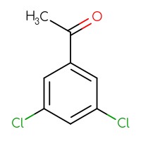 Chemical structure of 1-(3,5-dichlorophenyl)ethan-1-one - CSSB00000686458