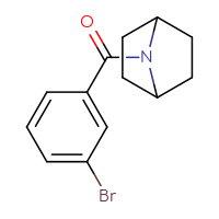 Chemical structure of 7-(3-bromobenzoyl)-7-azabicyclo[2.2.1]heptane - CSSB00016725024