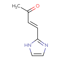Chemical structure of (3E)-4-(1H-imidazol-2-yl)but-3-en-2-one - CSSB00016272547