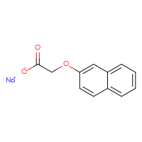 Chemical structure of sodium 2-(naphthalen-2-yloxy)acetate - CSSB00016991229