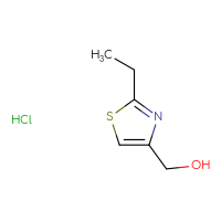 Chemical structure of (2-ethyl-1,3-thiazol-4-yl)methanol hydrochloride - CSSB00015183754