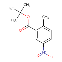 Chemical structure of tert-butyl 2-methyl-5-nitrobenzoate - CSSB00005799512
