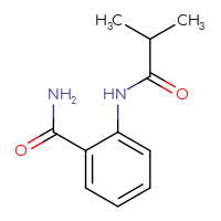 Chemical structure of 2-(2-methylpropanamido)benzamide - CSSB00000189017