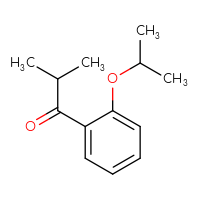 Chemical structure of 2-methyl-1-[2-(propan-2-yloxy)phenyl]propan-1-one - CSSB00012746325