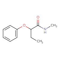 Chemical structure of N-methyl-2-phenoxybutanamide - CSSB00000159895