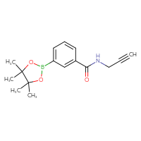Chemical structure of N-(prop-2-yn-1-yl)-3-(4,4,5,5-tetramethyl-1,3,2-dioxaborolan-2-yl)benzamide - CSSB00010264002