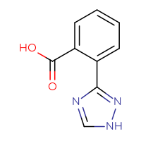 Chemical structure of 2-(1H-1,2,4-triazol-3-yl)benzoic acid - CSSB00102528056