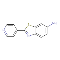 Chemical structure of 2-(pyridin-4-yl)-1,3-benzothiazol-6-amine - CSSB00006004115
