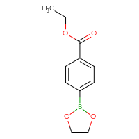 Chemical structure of ethyl 4-(1,3,2-dioxaborolan-2-yl)benzoate - CSSB00010072466