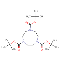 Chemical structure of 1,4,7-tri-tert-butyl 1,4,7-triazonane-1,4,7-tricarboxylate - CSSB00620323294