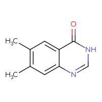 Chemical structure of 6,7-dimethyl-3,4-dihydroquinazolin-4-one - CSSB00010494684