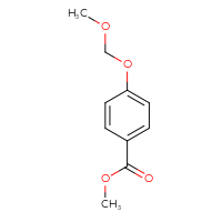 Chemical structure of methyl 4-(methoxymethoxy)benzoate - CSSB00011235753