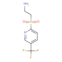 Chemical structure of 2-{[5-(trifluoromethyl)pyridin-2-yl]sulfonyl}ethan-1-amine - CSSB00010172613