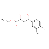 Chemical structure of ethyl 4-(3,4-dimethylphenyl)-2,4-dioxobutanoate - CSSB00000301320