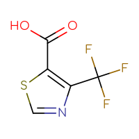 Chemical structure of 4-(trifluoromethyl)-1,3-thiazole-5-carboxylic acid - CSSB00000730190
