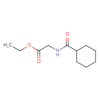 Chemical structure of ethyl 2-(cyclohexylformamido)acetate - CSSB00000170698