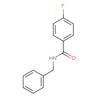 Chemical structure of N-benzyl-4-fluorobenzamide - CSSB00000153124