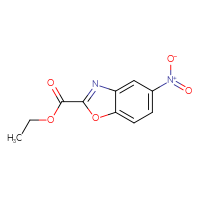 Chemical structure of ethyl 5-nitro-1,3-benzoxazole-2-carboxylate - CSSB00159423606