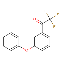 Chemical structure of 2,2,2-trifluoro-1-(3-phenoxyphenyl)ethan-1-one - CSSB00103044188