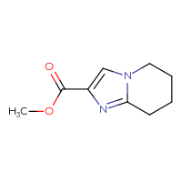 Chemical structure of methyl 5H,6H,7H,8H-imidazo[1,2-a]pyridine-2-carboxylate - CSSB00010982081