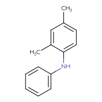 Chemical structure of 2,4-dimethyl-N-phenylaniline - CSSB00000068435