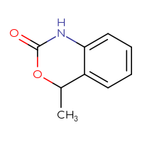 Chemical structure of 4-methyl-2,4-dihydro-1H-3,1-benzoxazin-2-one - CSSB00010497730