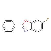 Chemical structure of 6-fluoro-2-phenyl-1,3-benzoxazole - CSSB00040045313