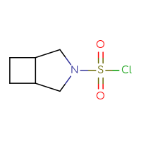 Chemical structure of 3-azabicyclo[3.2.0]heptane-3-sulfonyl chloride - CSSB00019251116