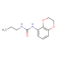Chemical structure of 1-(2,3-dihydro-1,4-benzodioxin-5-yl)-3-propylurea - CSSB00103383042
