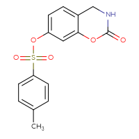 Chemical structure of 2-oxo-3,4-dihydro-2H-1,3-benzoxazin-7-yl 4-methylbenzene-1-sulfonate - CSSB01068999194