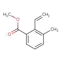 Chemical structure of methyl 2-ethenyl-3-methylbenzoate - CSSB06580854865