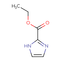 Chemical structure of ethyl 1H-imidazole-2-carboxylate - CSSB00000034394