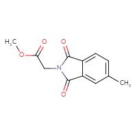 Chemical structure of methyl 2-(5-methyl-1,3-dioxo-2,3-dihydro-1H-isoindol-2-yl)acetate - CSSB00103398283