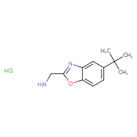 Chemical structure of 1-(5-tert-butyl-1,3-benzoxazol-2-yl)methanamine hydrochloride - CSSB00015183412