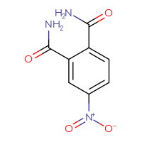 Chemical structure of 4-nitrobenzene-1,2-dicarboxamide - CSSB00000014795