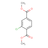 Chemical structure of 1,4-dimethyl 2-chlorobenzene-1,4-dicarboxylate - CSSB00011933937